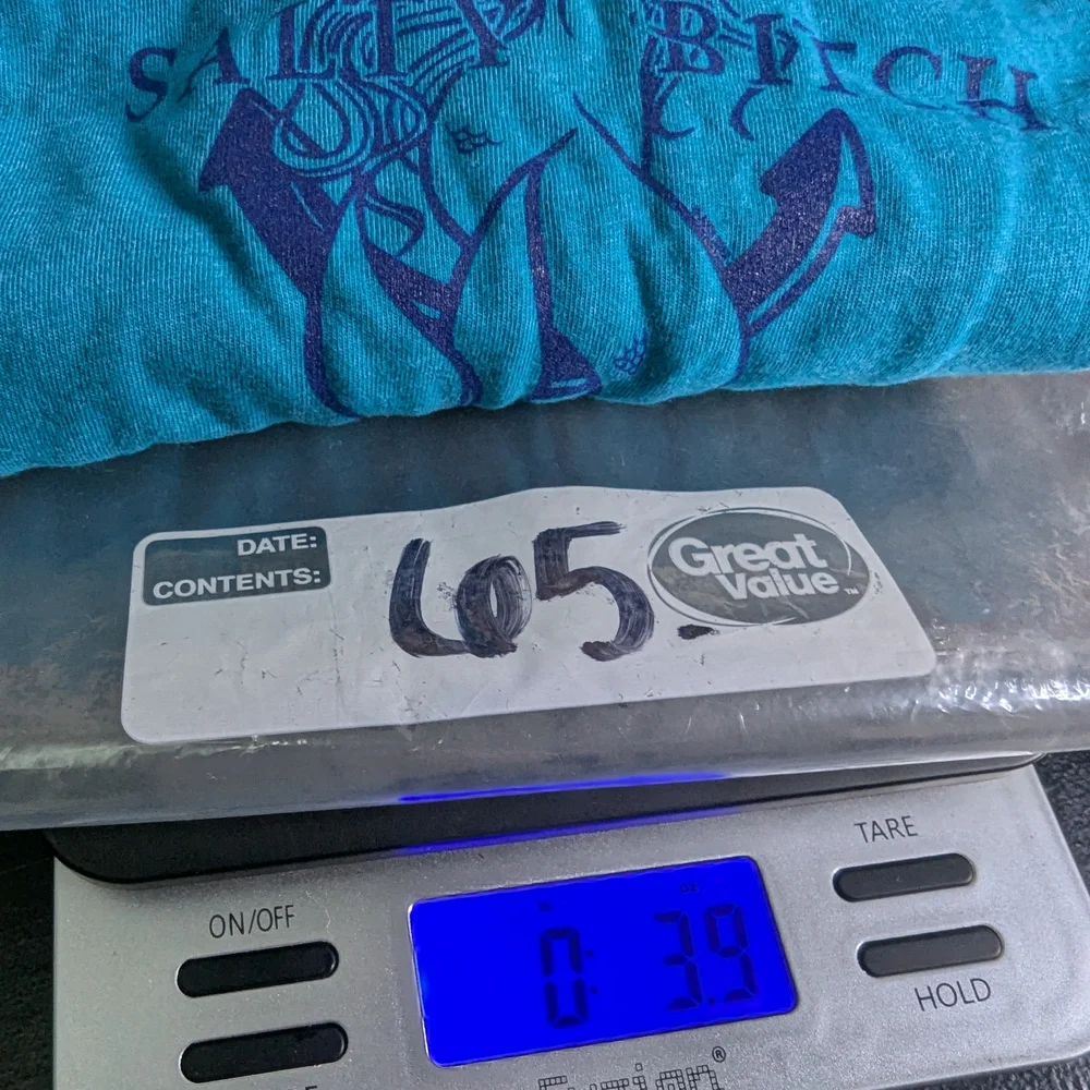 Salty B*tch Mermaid Anchor Tee Women's Large - Picture 4 of 4